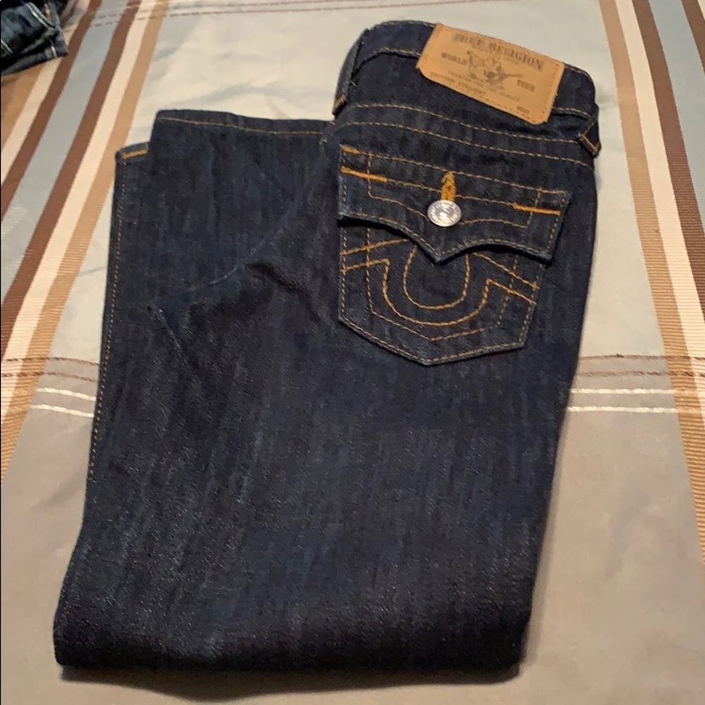 True Religion Straight Leg Denim Jeans